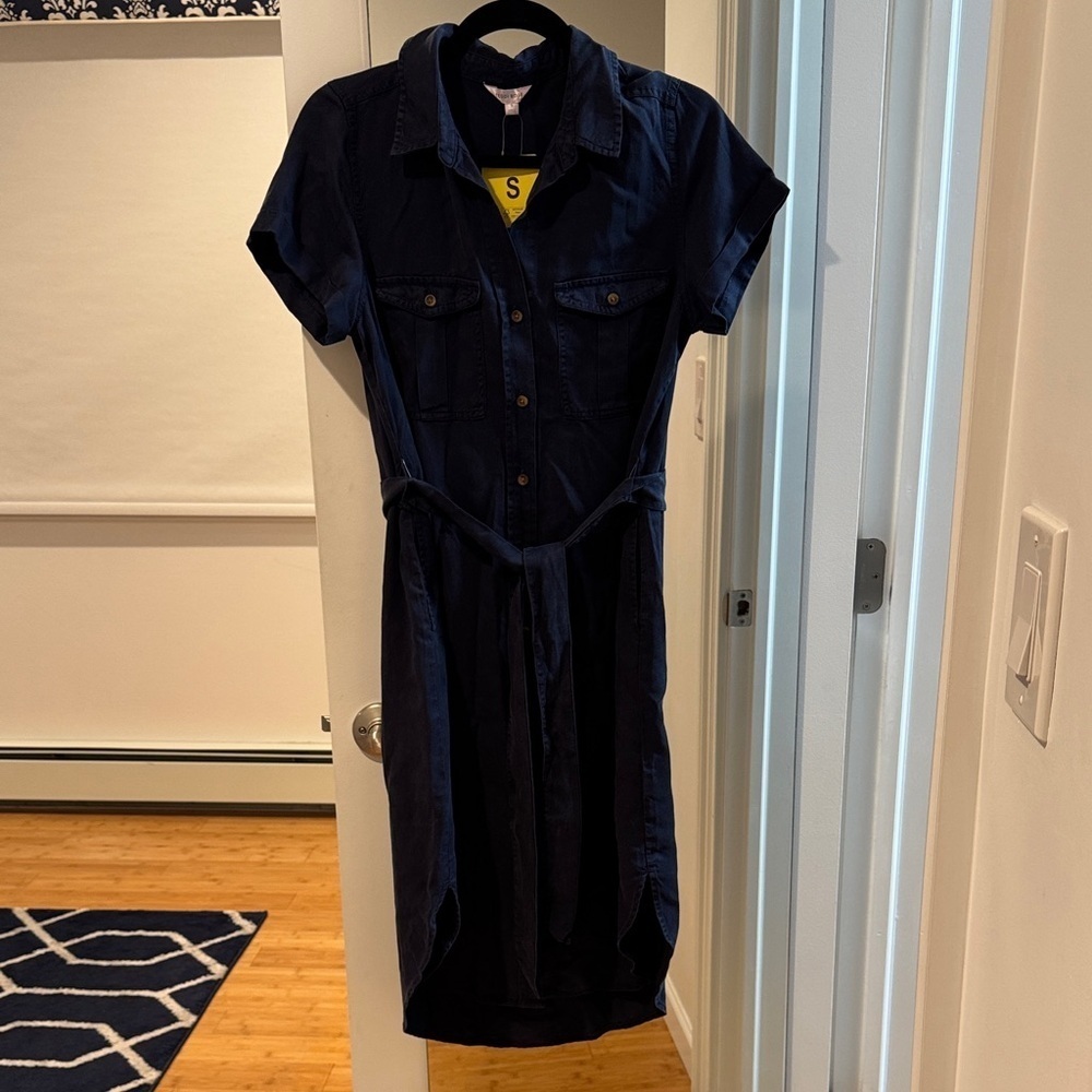 NWT Navy Blue Shirt Dress